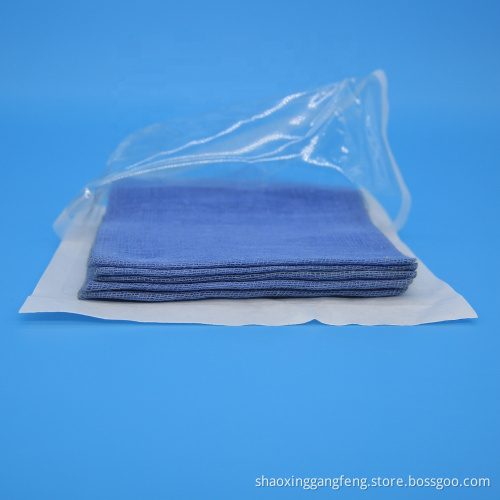 7.5X7.5cm 100% cotton medical sterile gauze swab